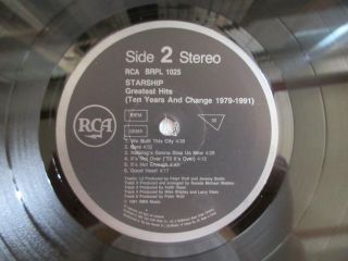 STARSHIP Greatest Hits Ten Years and Change 1979 1991 RARE Korea Orig Vinyl LP 5