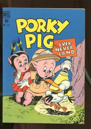 Four Color 182 Very Fine 8.  0 Porky Pig In Ever Never Land 1948 Dell Comics