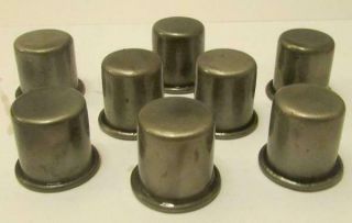 Set Of 8 Metal Oil Caps For Master Oil Spouts
