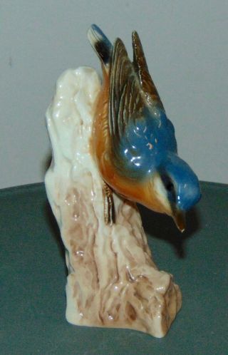 Vintage Goebel Bird Figurine Nuthatch Cv 84