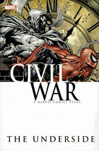 Civil War The Underside Hc 2010 Punisher,  Ghost Rider,  Moon Knight Rare Oop