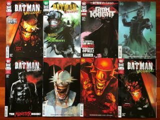 Batman Who Laughs 1 - 7 Complete Set,  Grim Knight 1 – A & B Covers,  All 1st Print