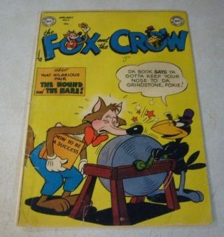 Fox And The Crow 3 Hound And Hare,  Tito Burrito,  Dc,  1952,  Tough To Find