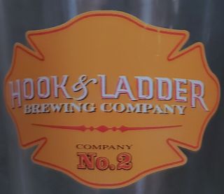 Hook & Ladder Brewing Company No.  2 Pint Beer Glass