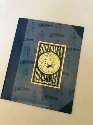 Golden Age Superman Dc Comics Licensee Style Guide Batman Animated