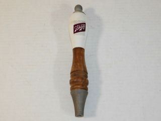 Vintage Schlitz Wood Metal Beer Tap Keg Handle Knob Man Cave Bar Brewery Display 3