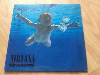 Nirvana Nevermind Lp Vinyl Record Gef 24425 1st Pressing