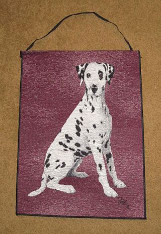 Dalmation Tapestry Bannerette Wall Hanging Linda Picken