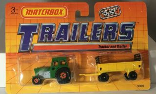 Matchbox Trailers - - - 1990 - Made In Thailand - Tractor And Trailer