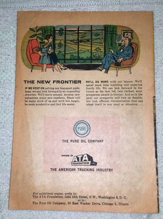 1950 ' s The Pure Oil Co - THE AMERICAN FRONTIER Comic Book 2