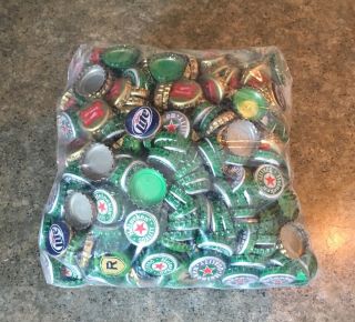 3,  Lbs.  Various Heineken Miller Miller Lite & Other Beer Bottle Caps