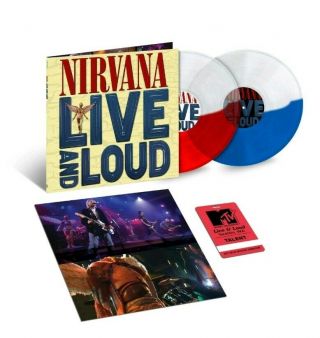 Nirvana - Live And Loud 2 X Lp Vinyl Limited Edition Red/white/blue Record
