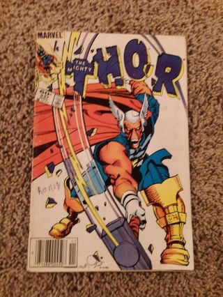 The Mighty Thor 337 (nov 1983,  Marvel) Newsstand Variant 1st App Beta Ray Bill