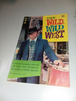 Wild Wild West 6 Gold Key 1969 Robert Conrad Photo Cover Silver Age Tv Show