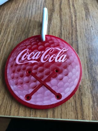 Coca Cola Coke Golf Bag Tag