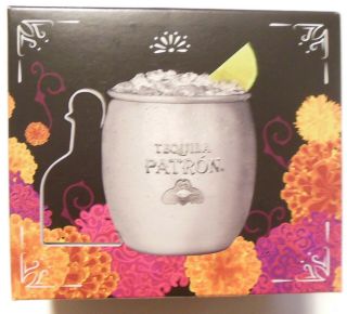 Day Of The Dead Tequila Patron Stainless Steel Tankard Mug Cup Mule