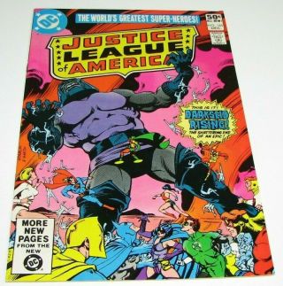 Justice League Of America (1st Series Dc) 185 1980 Near Comic Book