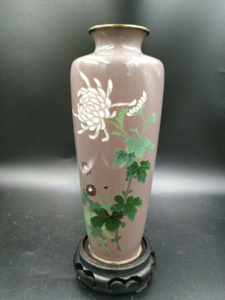 7 " H Marked Ando Japanese Cloisonne Vase