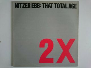 Nitzer Ebb That Total Age Mute L Stumm 45 Textured Sleeve Double Inner Sleeve