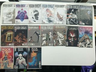 Marvel Comics Moon Knight 1 - 14 (vol 5) Complete Run,  Add Ons - 2016