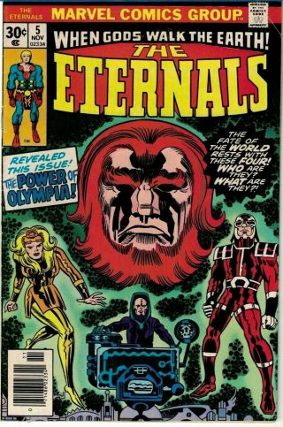 Eternals 5 1976 1st Appearance Of Thena Played By Angelina Jolie Jack Kirby 1
