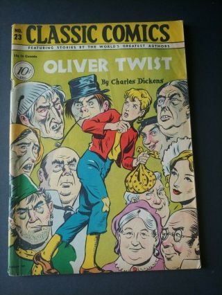 Classic Comics 23 1st Ed Twist Oliver (1945) Comics
