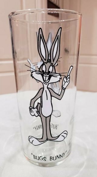 Vintage 1973 Pepsi Collector Series Looney Tunes Bugs Bunny Cup 6.  5 " Euc