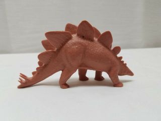 Vintage British Museum of Natural History Stegosaurus Dinosaur Toy Figure 1975 3