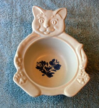 Pfaltzgraff Yorktowne Cat Dish Bowl For Pets,  Kids,  Catch - All,  Display