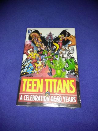 Teen Titans A Celebration Of 50 Years Perez & Wolfman Hc - Dc Comics