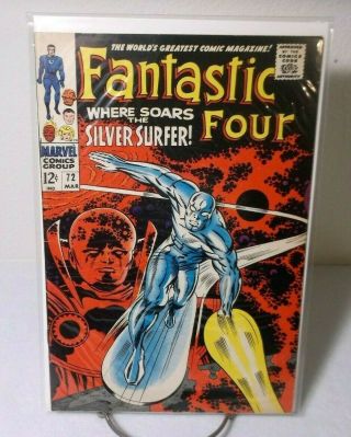 Fantastic Four 72 Marvel Silver Surfer 1968 Stan Lee Jack Kirby