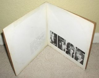 THE BEATLES White Album 2 - LP 1st Press NUMBERED Apple SWBO - 101 G/VG 6