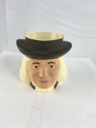 Vintage Quaker Oats Man Plastic Drinking Cup Advertising
