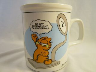 Vintage Ceramic Garfield Coffee Tea Mug Enesco 1978 E7417 Not Overweight