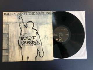 Rage Against The Machine Battle Of Los Angeles 1999 Lp Vinyl Vg/vg,