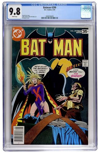 Batman 299 Cgc 9.  8 Dc Comic Detective Dick Giordano White Pages