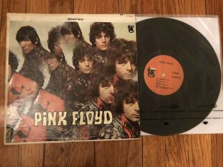 Pink Floyd Lp Piper At The Gates Of Dawn 1st Edition Orange Label Tower.