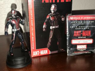Gentle Giant Marvel Ant - Man 2015 Sdcc Exclusive Statue Limited Edition 75 / 500