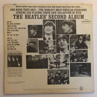 The Beatles Second Album - 1964 US Mono Press T - 2080 (VG, ) Ultrasonic 3