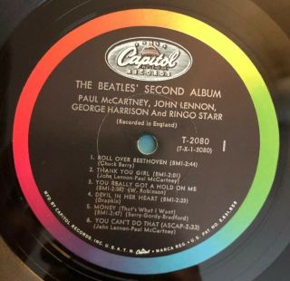 The Beatles Second Album - 1964 US Mono Press T - 2080 (VG, ) Ultrasonic 4