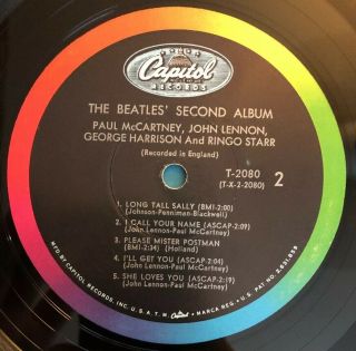 The Beatles Second Album - 1964 US Mono Press T - 2080 (VG, ) Ultrasonic 5