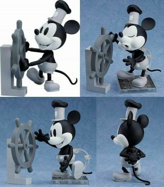 Good Smile Mickey Mouse Steamboat Willie Black And White Nendoroid
