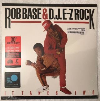 Rob Base & Dj E - Z Rock It Takes Two Red Vinyl Record Store Day Rsd 2018