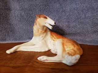 Lomonosov Russian Porcelain Borzoi - Russian Wolfhound