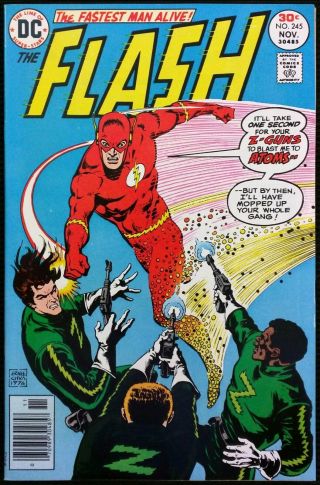 The Flash 245 1st Appearance Jason Woodrue Floronic Man,  Swamp Thing Dc 1978