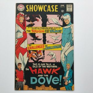 Showcase 75 - Origin & 1st App.  Hawk And Dove Dc Comics
