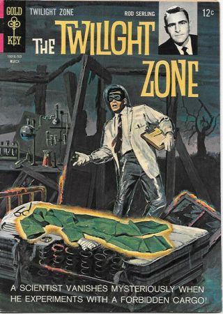 The Twilight Zone Comic Book 20,  Gold Key 1967 Fine,