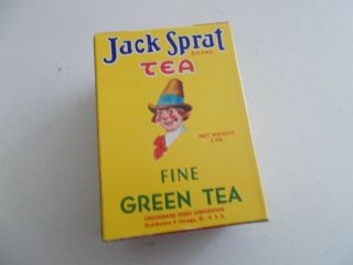 Jack Sprat Brand Tea Box Fine Green Tea Paper