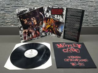 Motley Crue Primal Scream Unplayed Gatefold Vinyl W/ Patch,  Allister Fiend