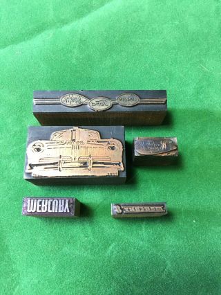 Vintage Ford Lincoln Mercury Letterhead Stamps